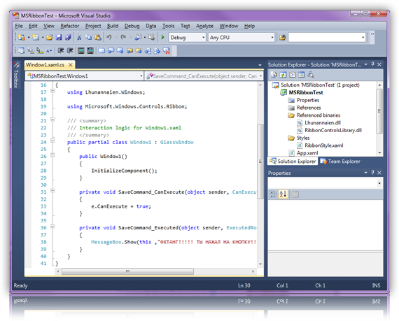 Бета-версия Visual Studio 2010